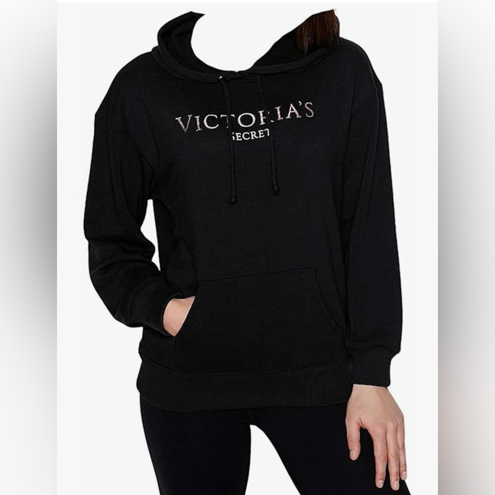Victoria Secrets Black Sweatshirt Hoodie